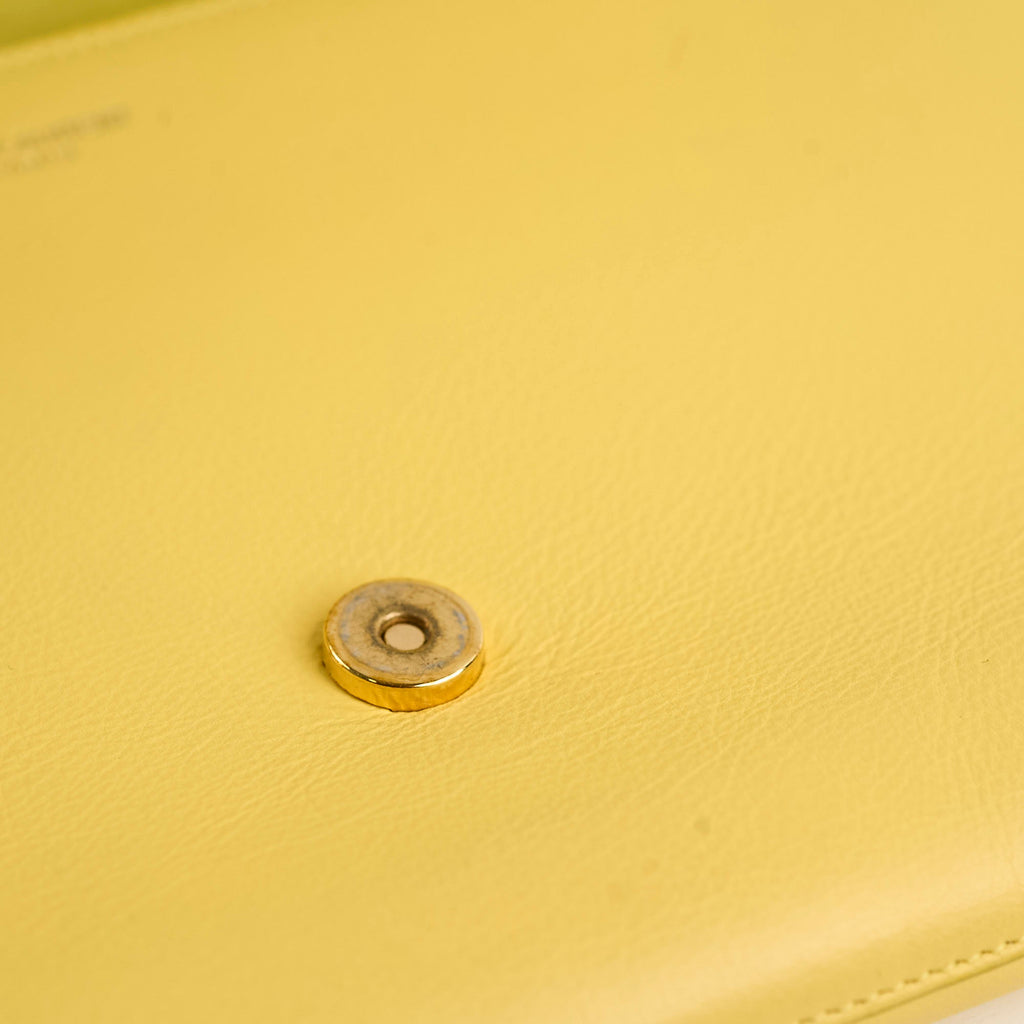 Saint Laurent Y Clutch Yellow