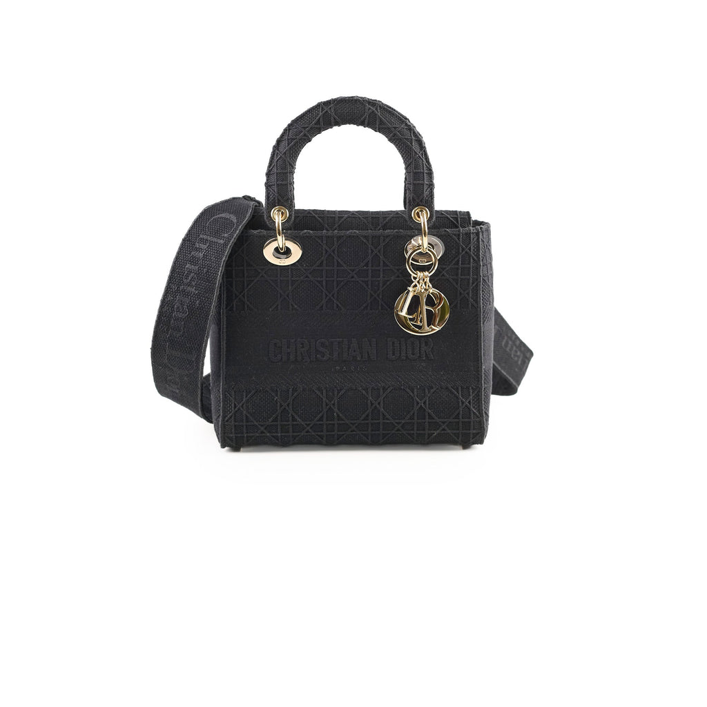Christian Dior Lady Dior Small Black Fabric - 2020
