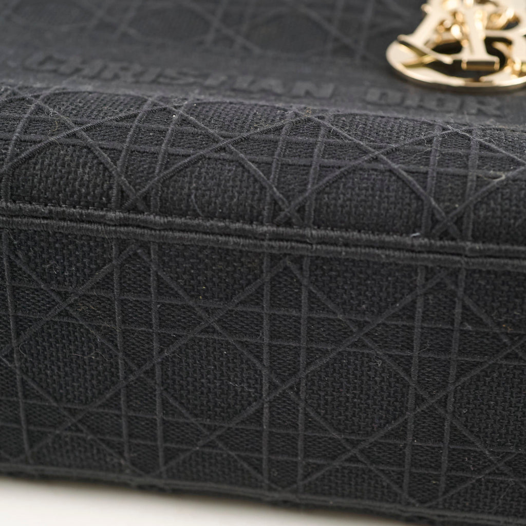 Christian Dior Lady Dior Small Black Fabric - 2020