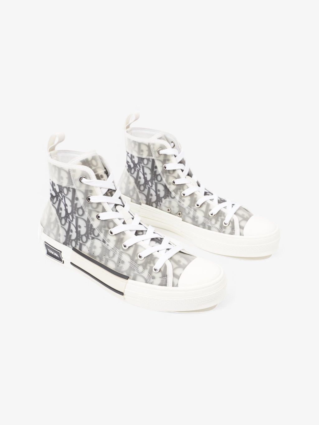 Christian Dior B23 White  / Grey Oblique Rubber EU 42 UK 8