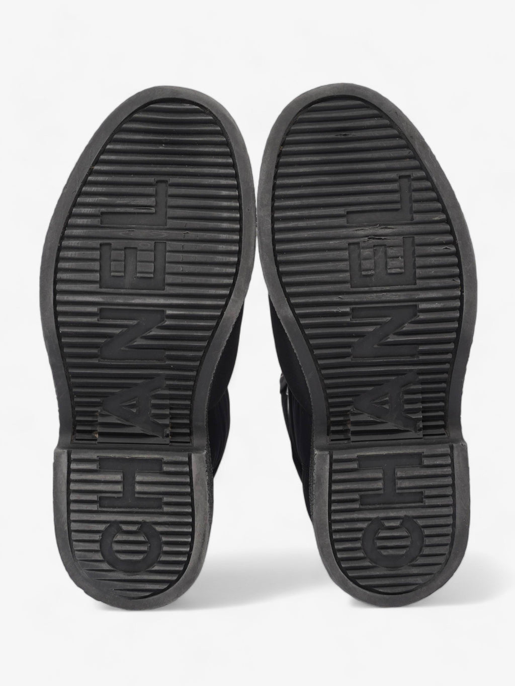 Chanel Coco Neige Black Nylon EU 37 UK 4