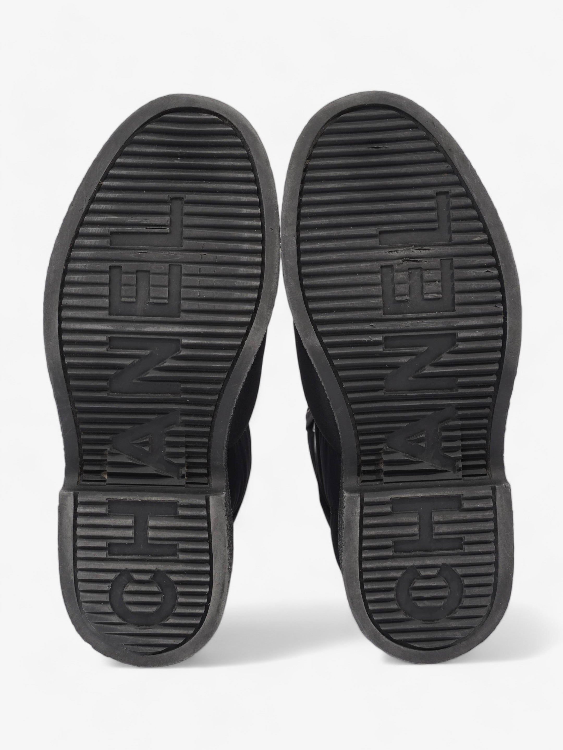 Chanel Coco Neige Black Nylon EU 37 UK 4