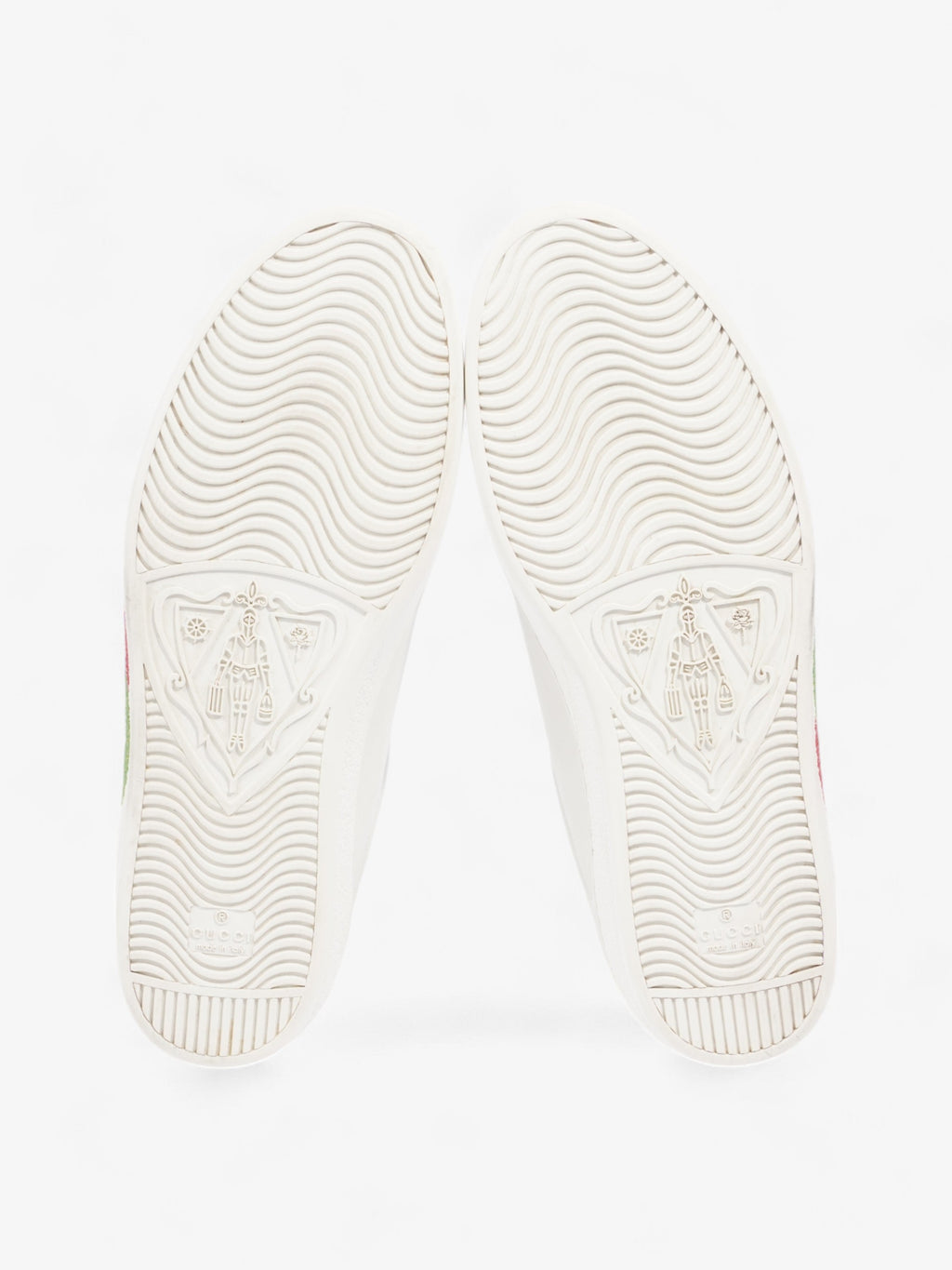Gucci Ace GG Stripe Sneakers White  / Red / Green Leather EU 45 UK 11