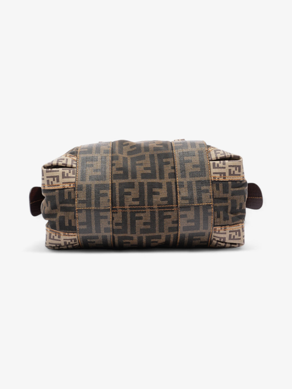Fendi Boston Brown Zucca Canvas
