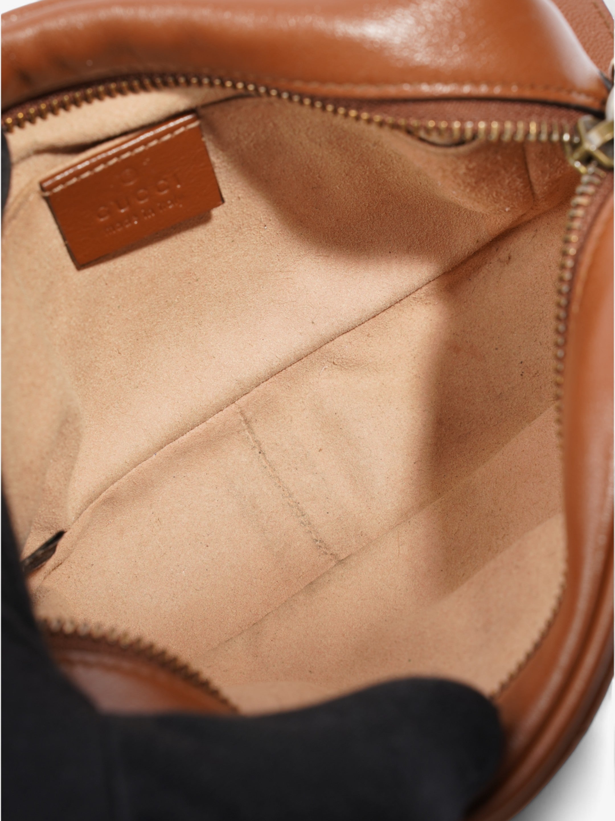 Gucci GG Marmont Brown Matelasse Leather Mini