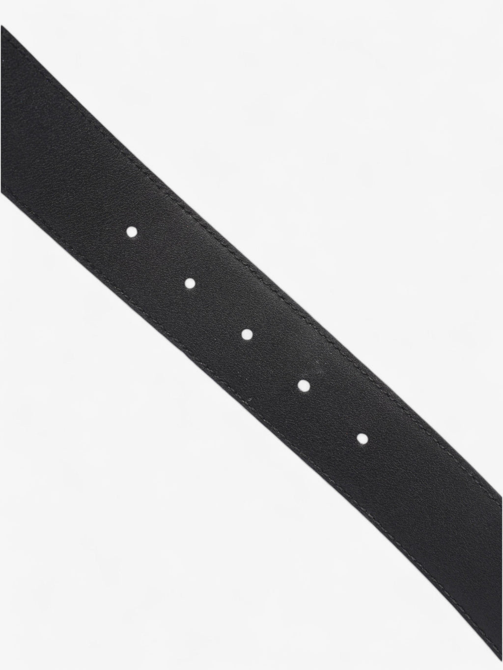 Gucci Interlocking G Belt Black / Light Gold Leather 80cm / 32"