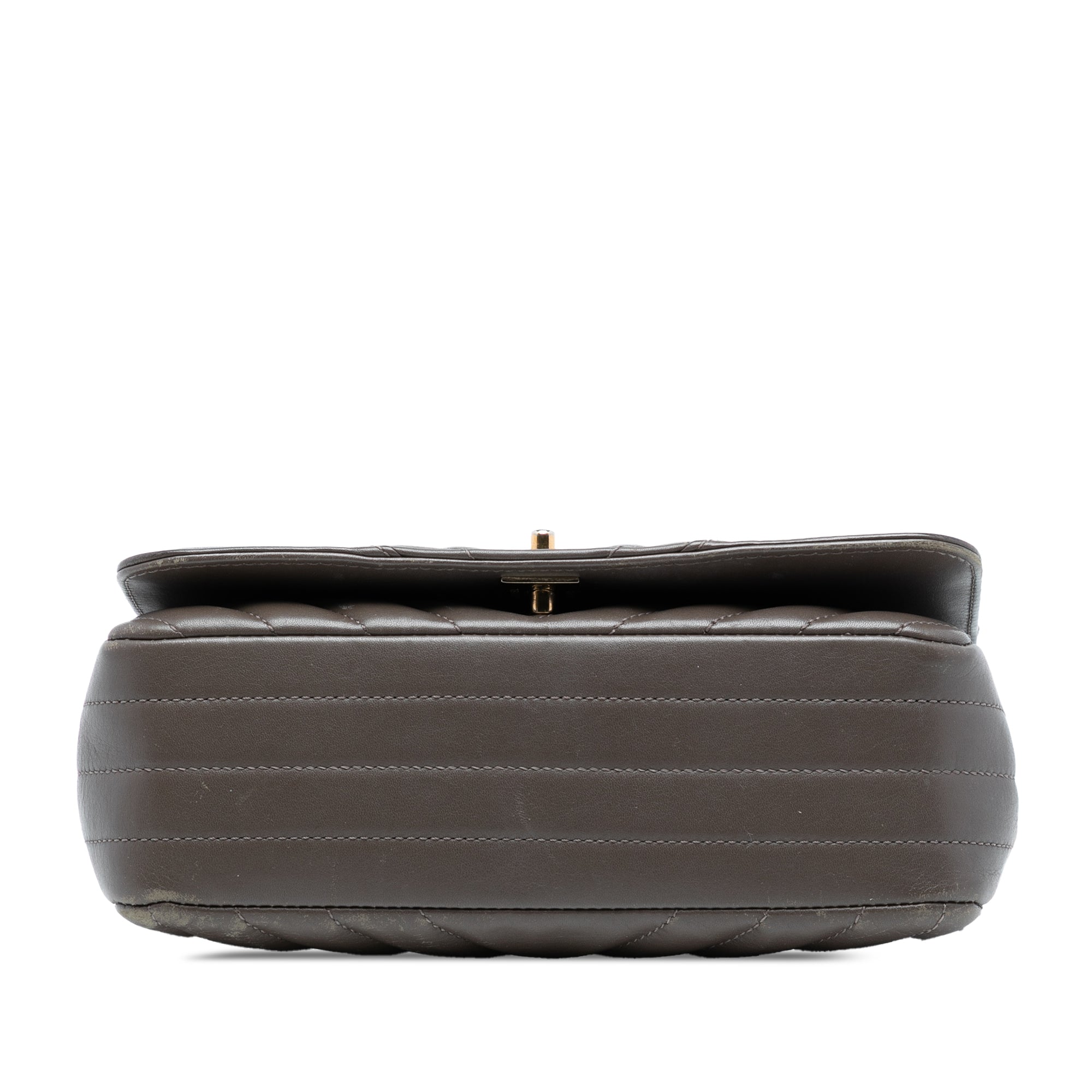 Statement Flap Bag Chevron Calfskin Mini