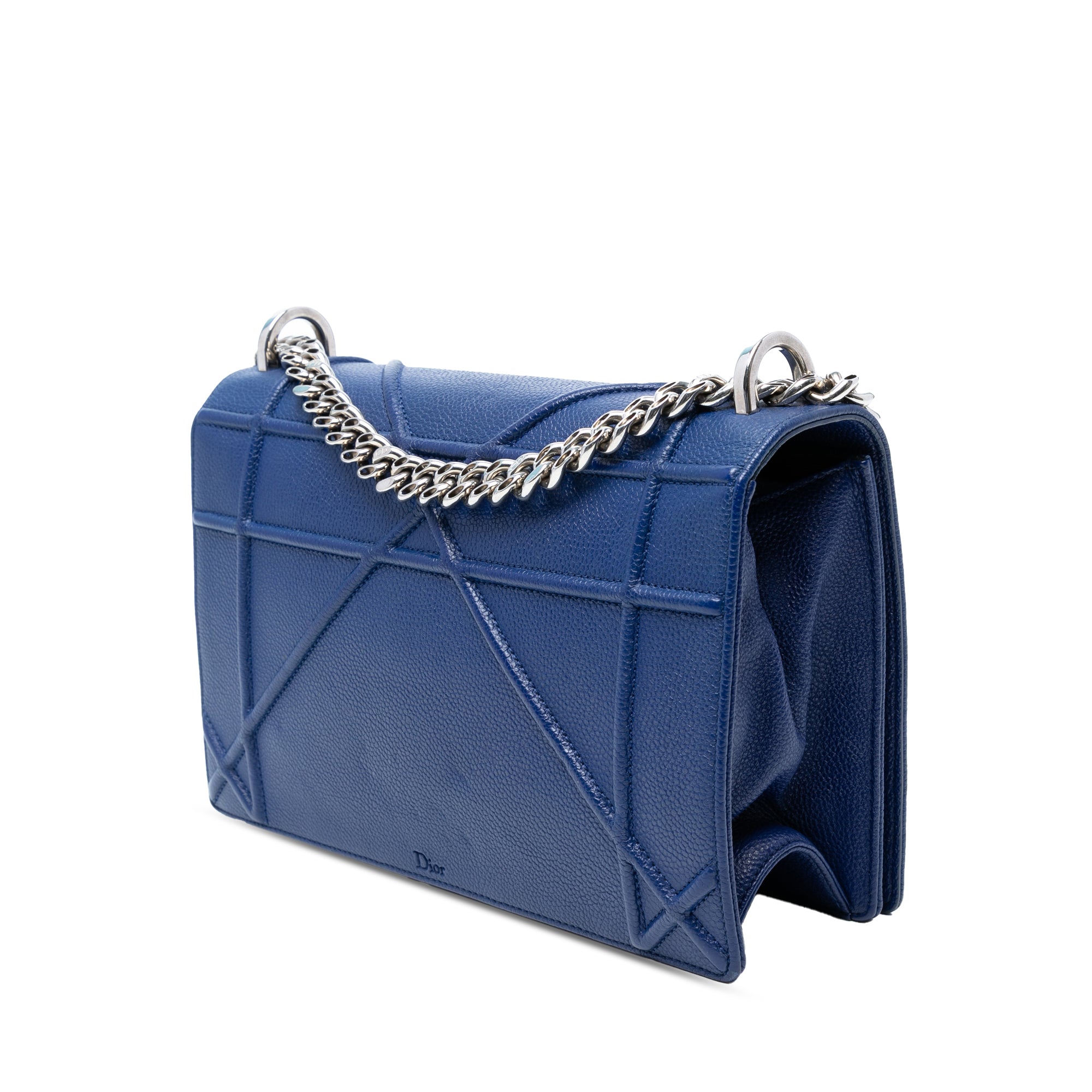 Diorama Flap Bag Grained Calfskin Large