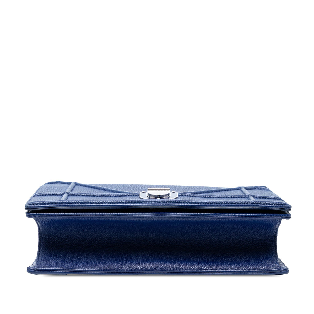 Diorama Flap Bag Grained Calfskin Large