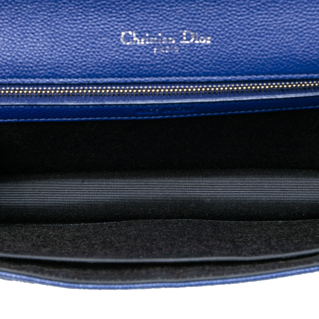 Diorama Flap Bag Grained Calfskin Large