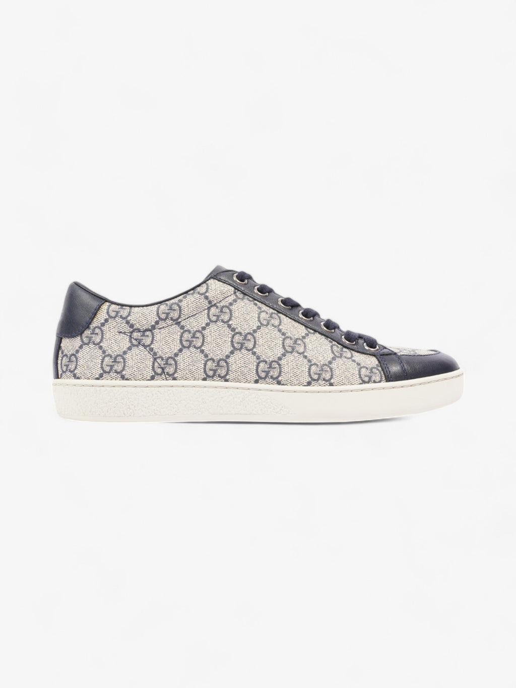 Gucci Brooklyn GG Supreme Sneakers Beige  / Navy Canvas EU 36 UK 3