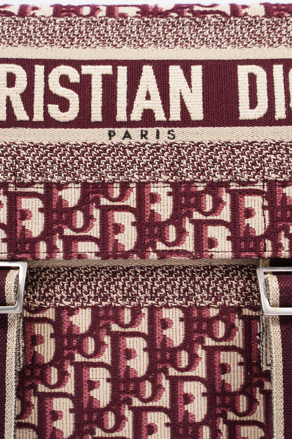 Christian Dior Diorcamp Messenger Burgundy Dior Oblique Canvas Medium