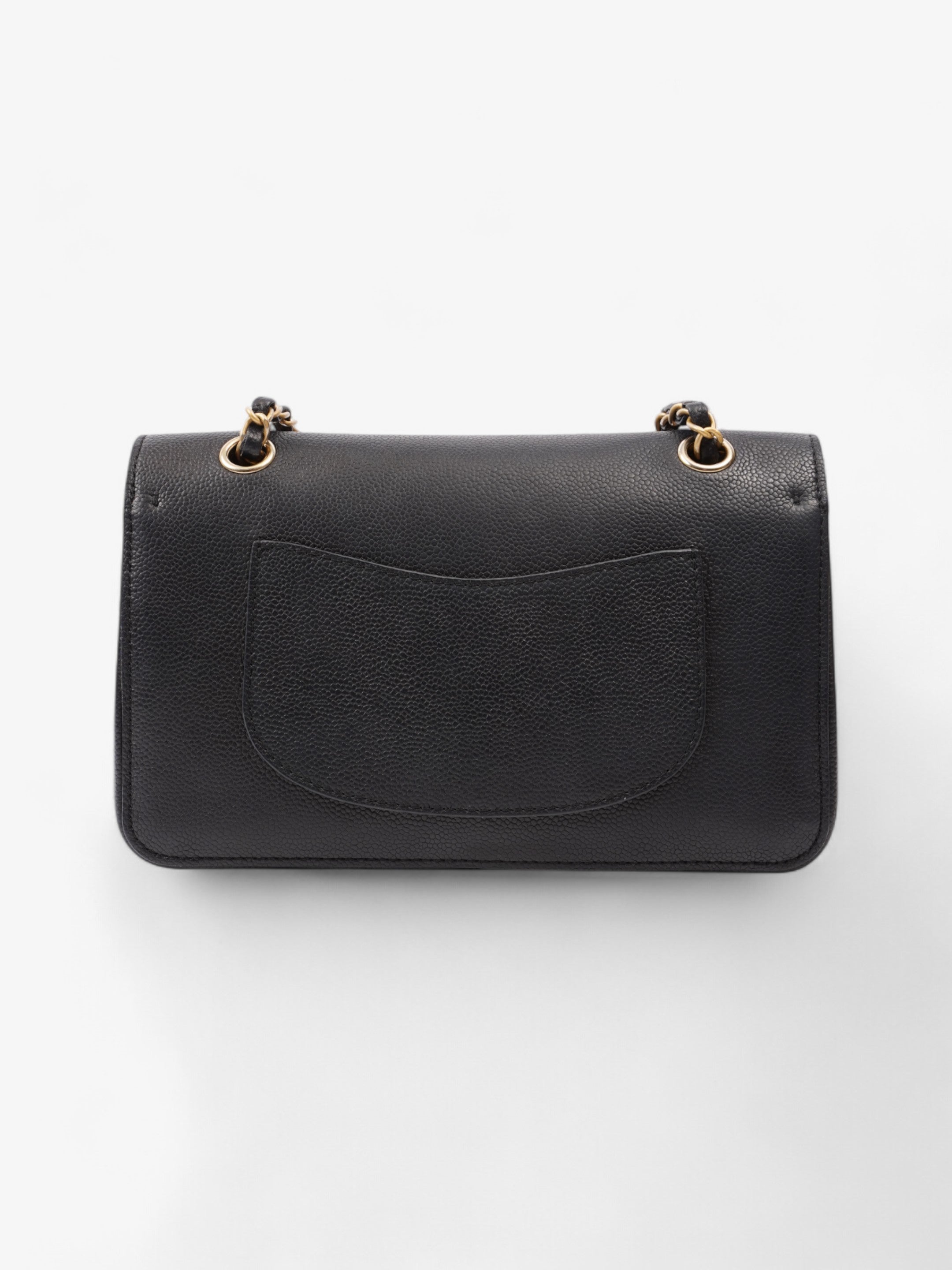 Chanel Classic Double Flap Black Caviar Leather Medium