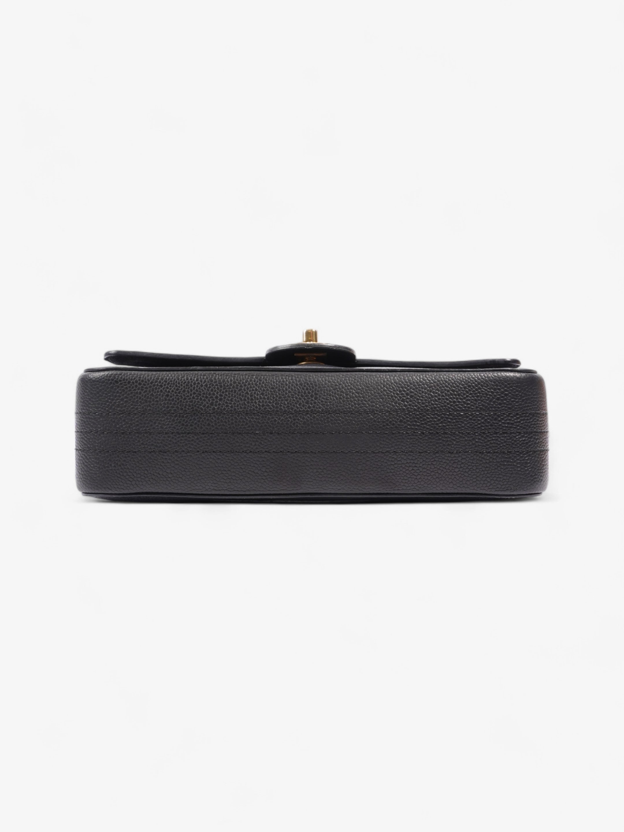 Chanel Classic Double Flap Black Caviar Leather Medium