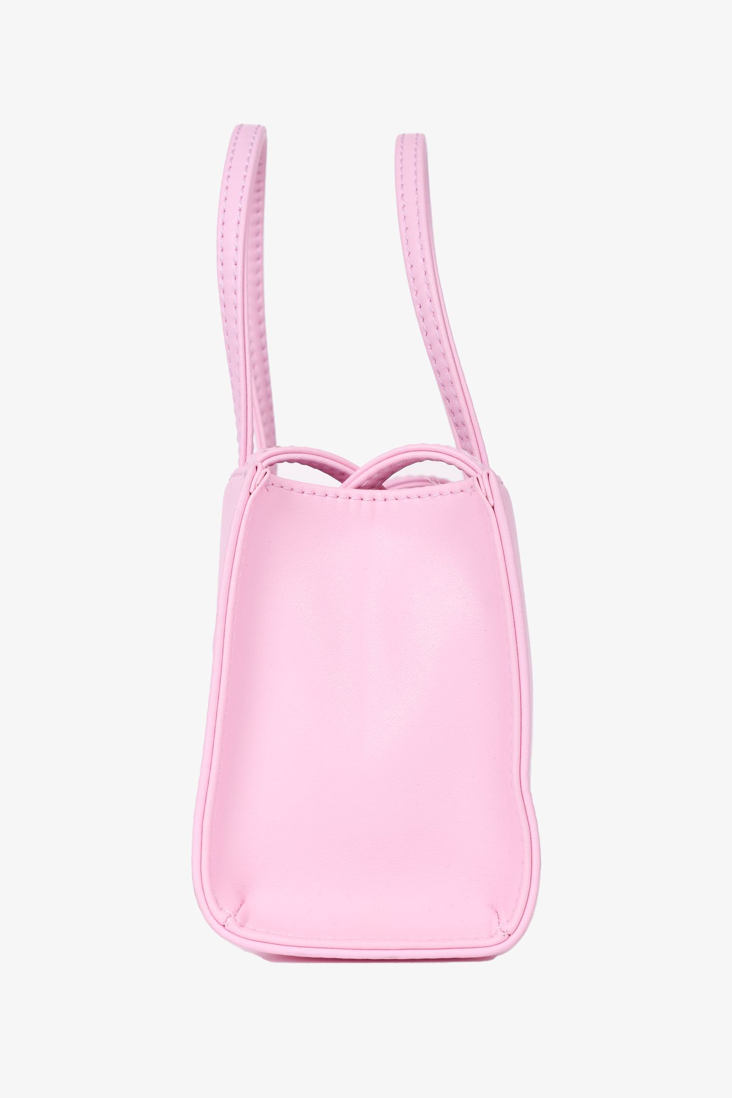 Telfar Pink Faux Leather Small Crossbody Bag