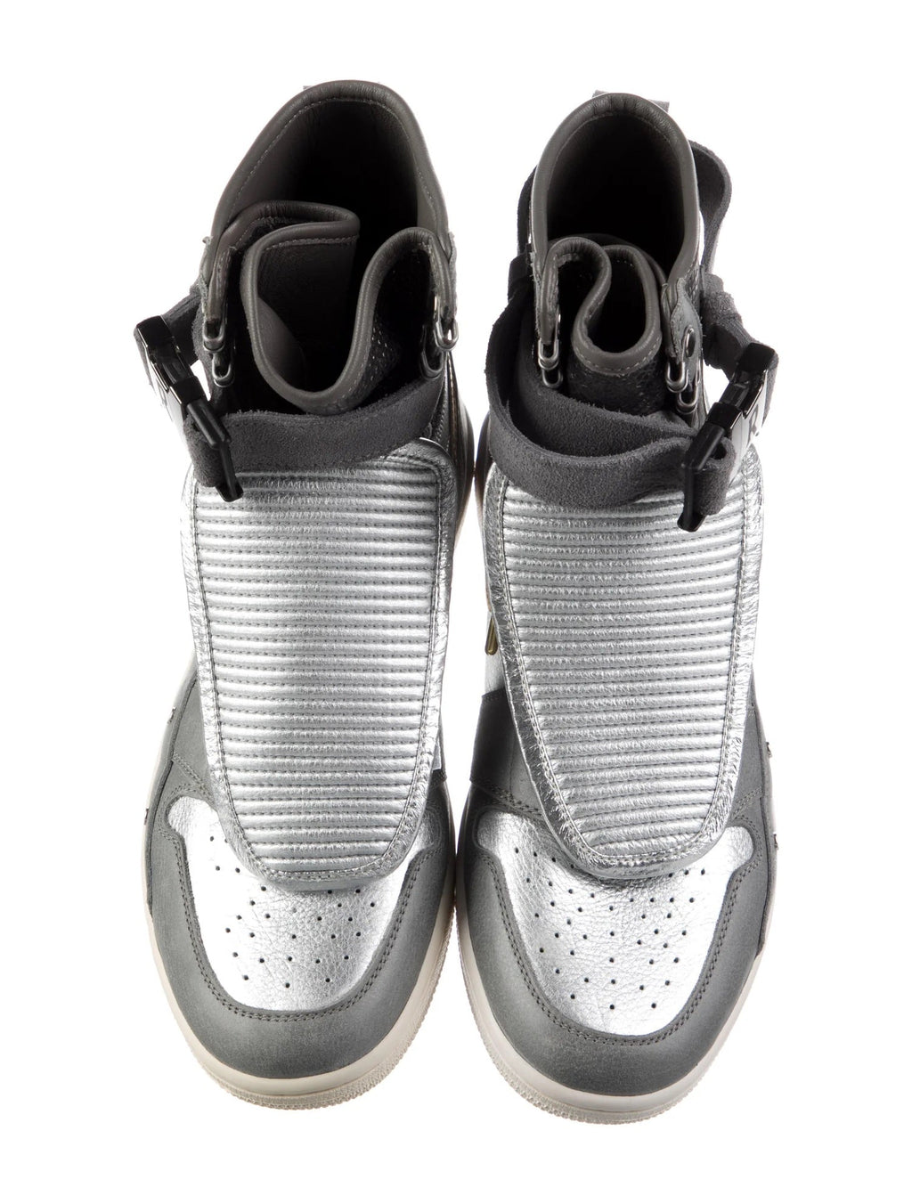 THE SHOE SURGEON X ANTHONY DAVIS X RUFFLES X JORDAN 1 ARMORED RIDGETOP SNEAKERS