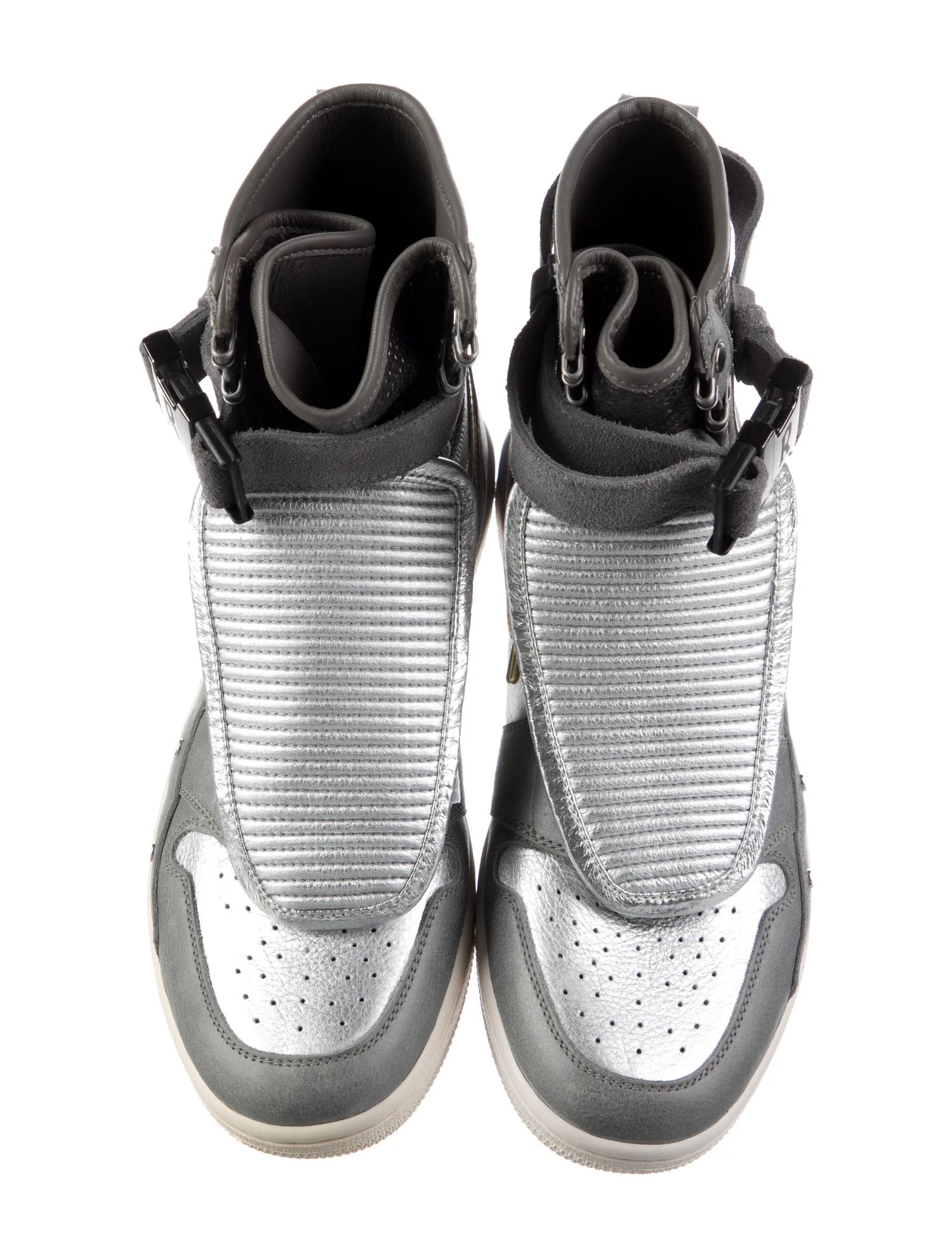 THE SHOE SURGEON X ANTHONY DAVIS X RUFFLES X JORDAN 1 ARMORED RIDGETOP SNEAKERS