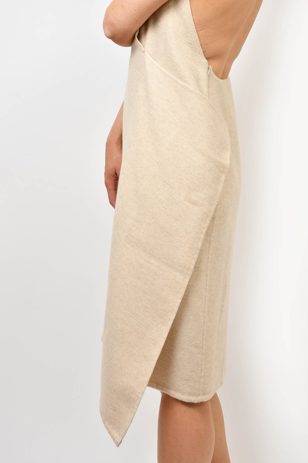 The Row Beige Cashmere Halter Dress Size 6