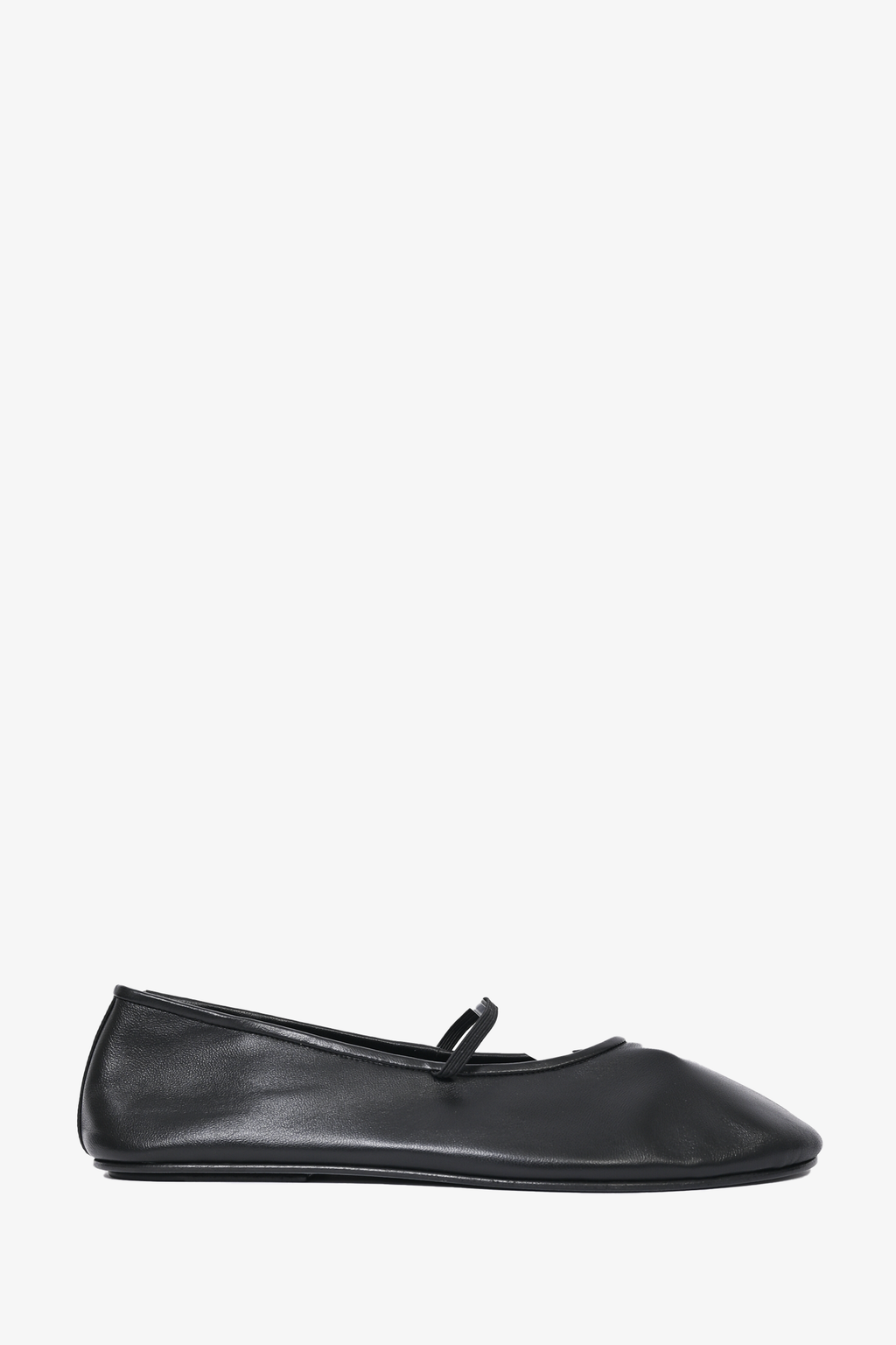 The Row Black Leather Ballet Flats Size 39