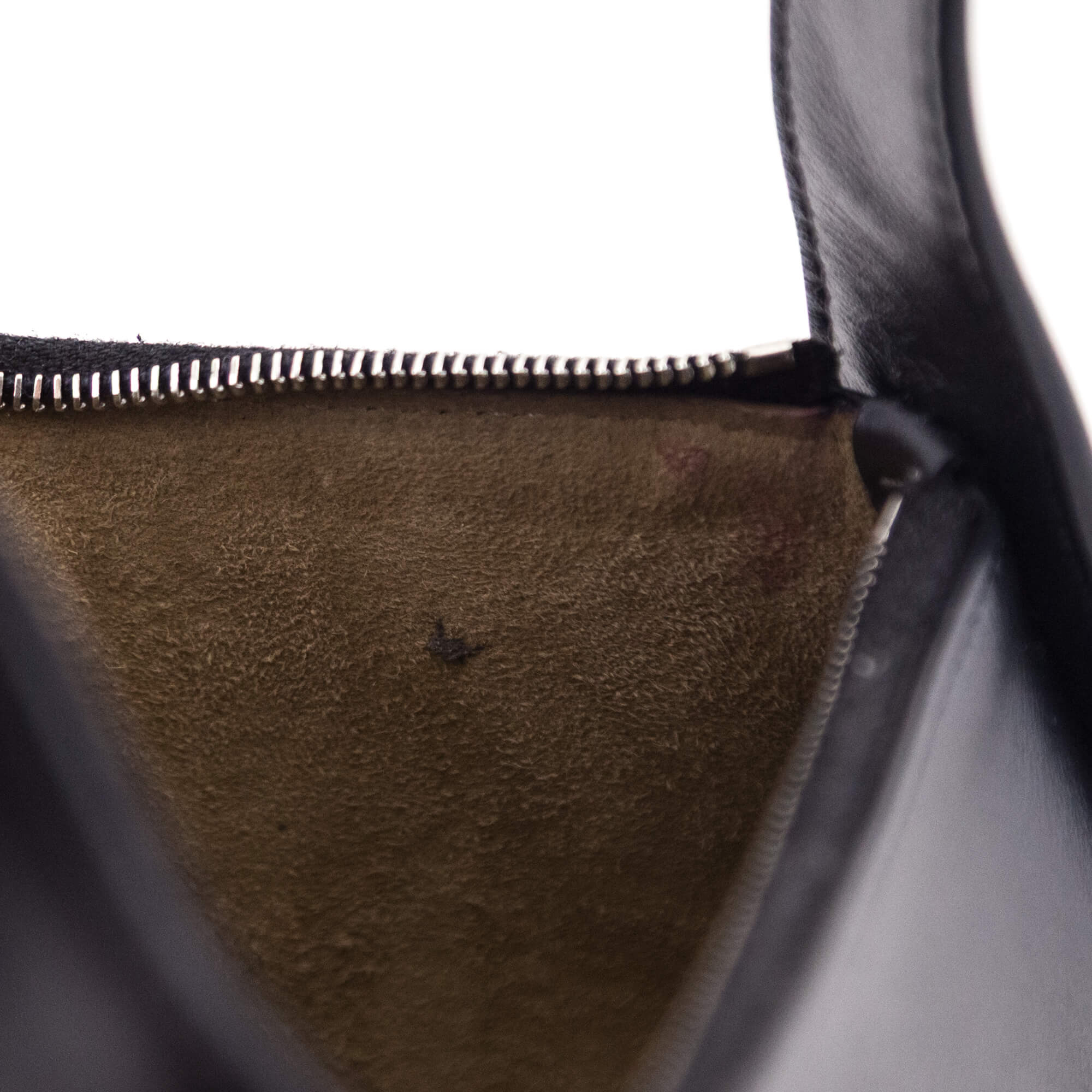 The Row Black Smooth Calfskin Half Moon Shoulder Bag