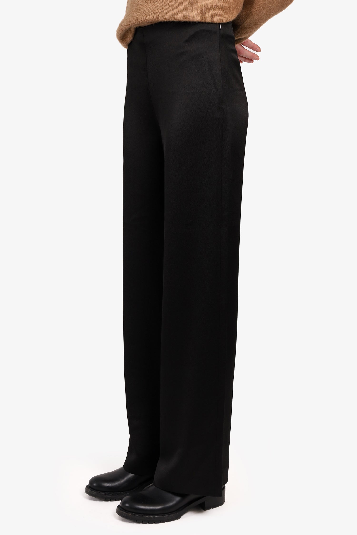 Theory Black Wide Pants Size 2