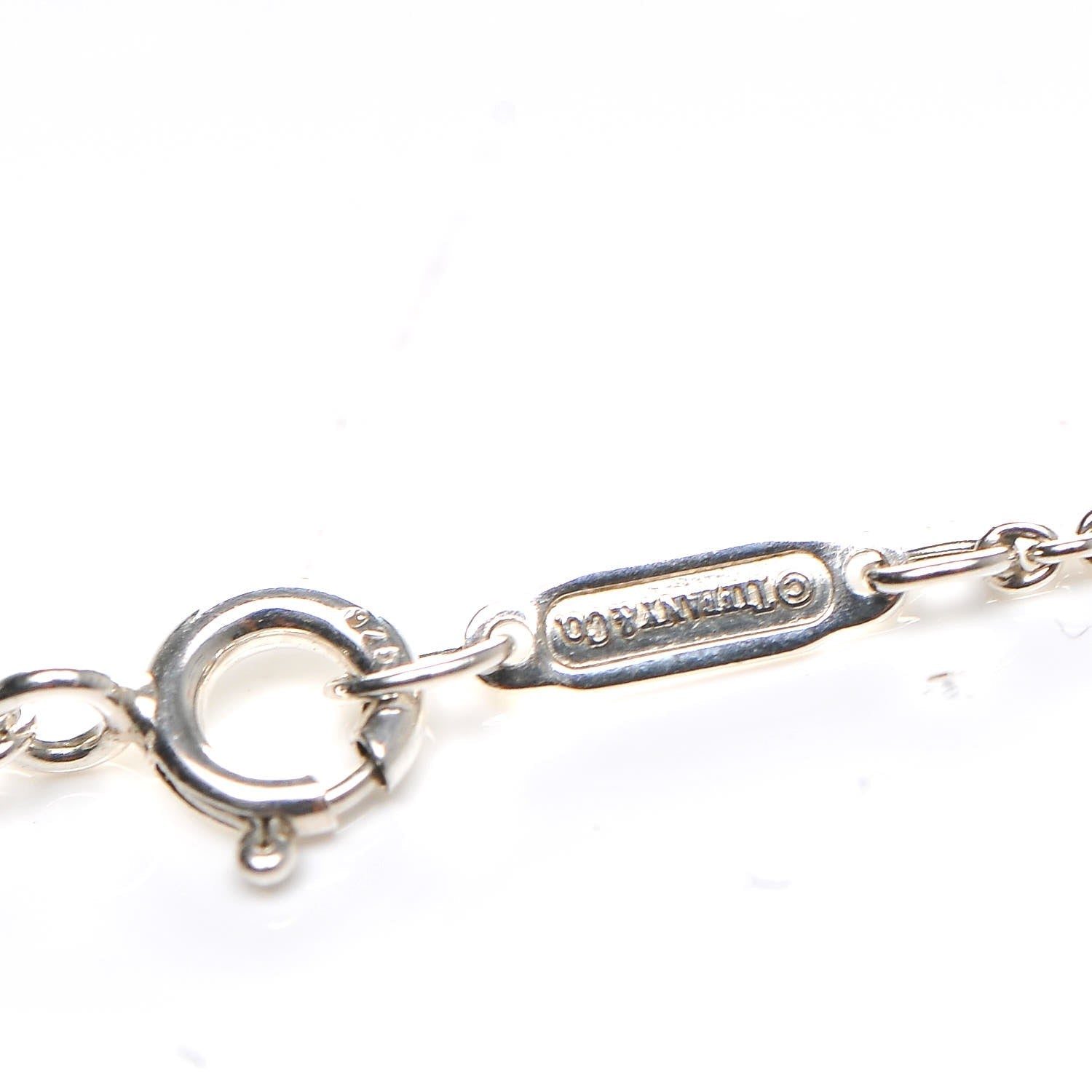 TIFFANY & CO. 1837 OPEN CIRCLE PENDENT STERLING SILVER NECKLACE