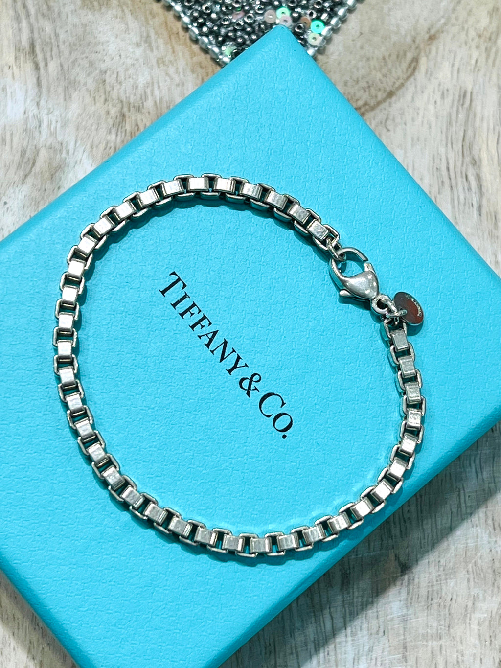 TIFFANY & CO. VENETIAN LINK STERLING SILVER BRACELET