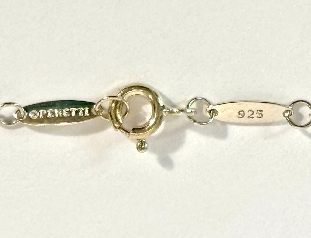 TIFFANY & CO ETERNAL CIRCLE ELSA PERETTI STERLING SILVER NECKLACE
