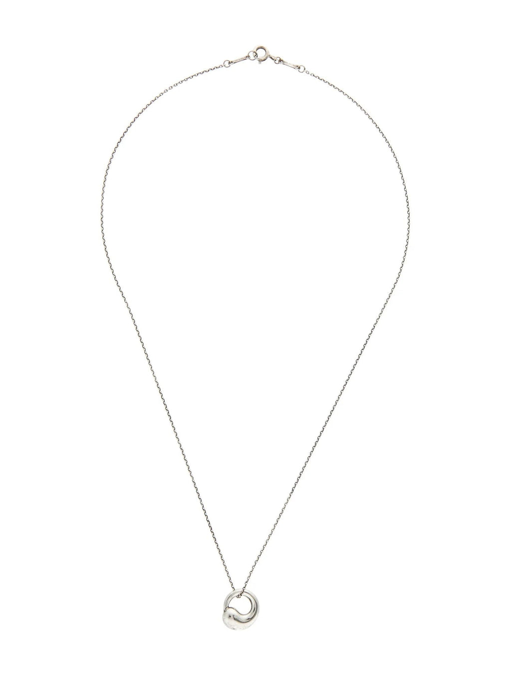 TIFFANY & CO ETERNAL CIRCLE ELSA PERETTI STERLING SILVER NECKLACE