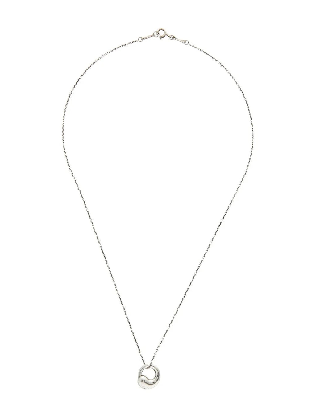 TIFFANY & CO ETERNAL CIRCLE ELSA PERETTI STERLING SILVER NECKLACE