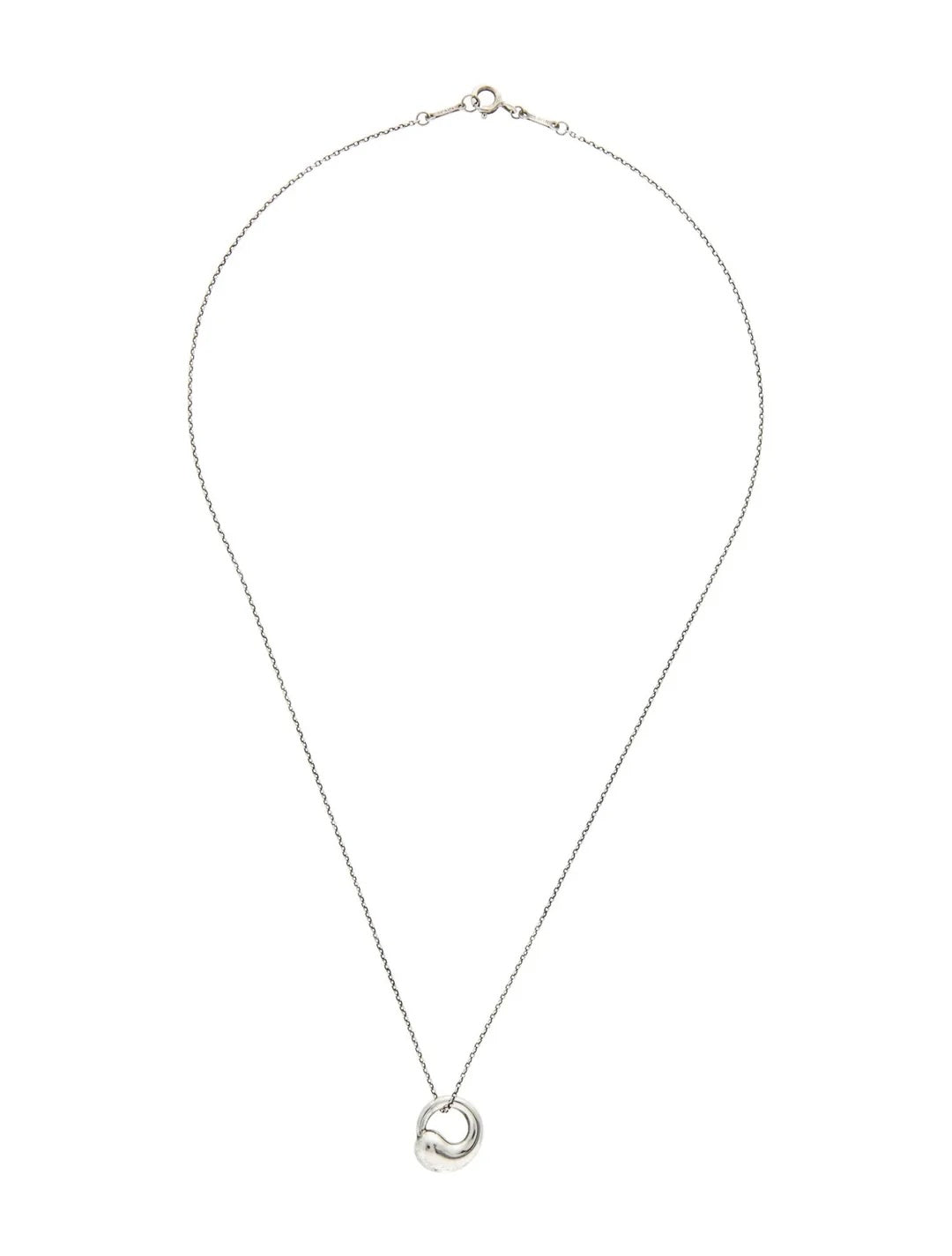 TIFFANY & CO ETERNAL CIRCLE ELSA PERETTI STERLING SILVER NECKLACE