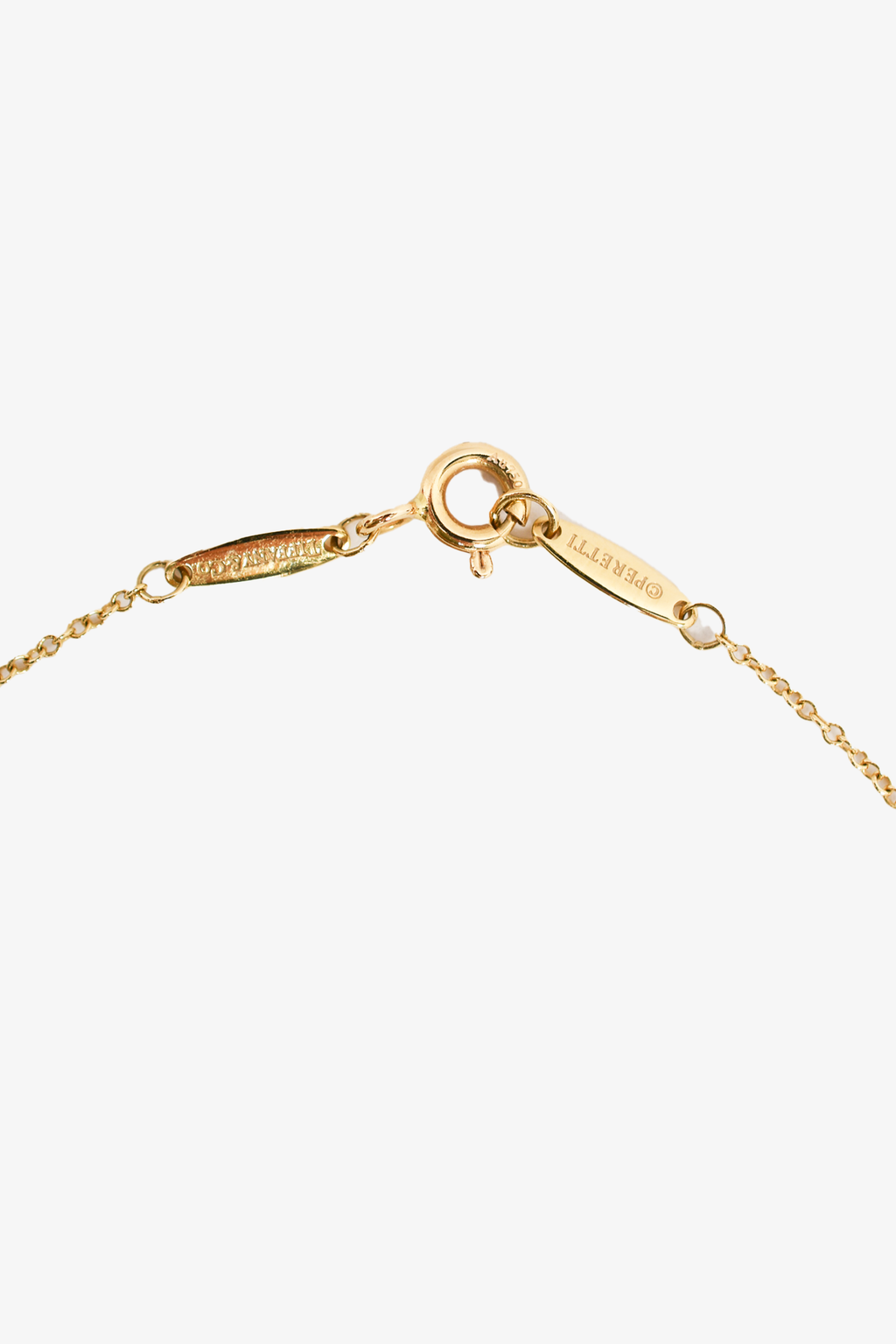 Tiffany & Co. 18K Yellow Gold 0.08cwt Diamond by the Yard Necklace