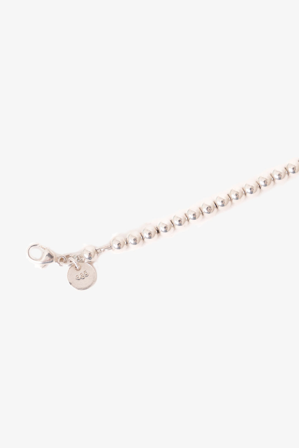 Tiffany & Co. Sterling Silver Ball Beaded Bracelet 4MM