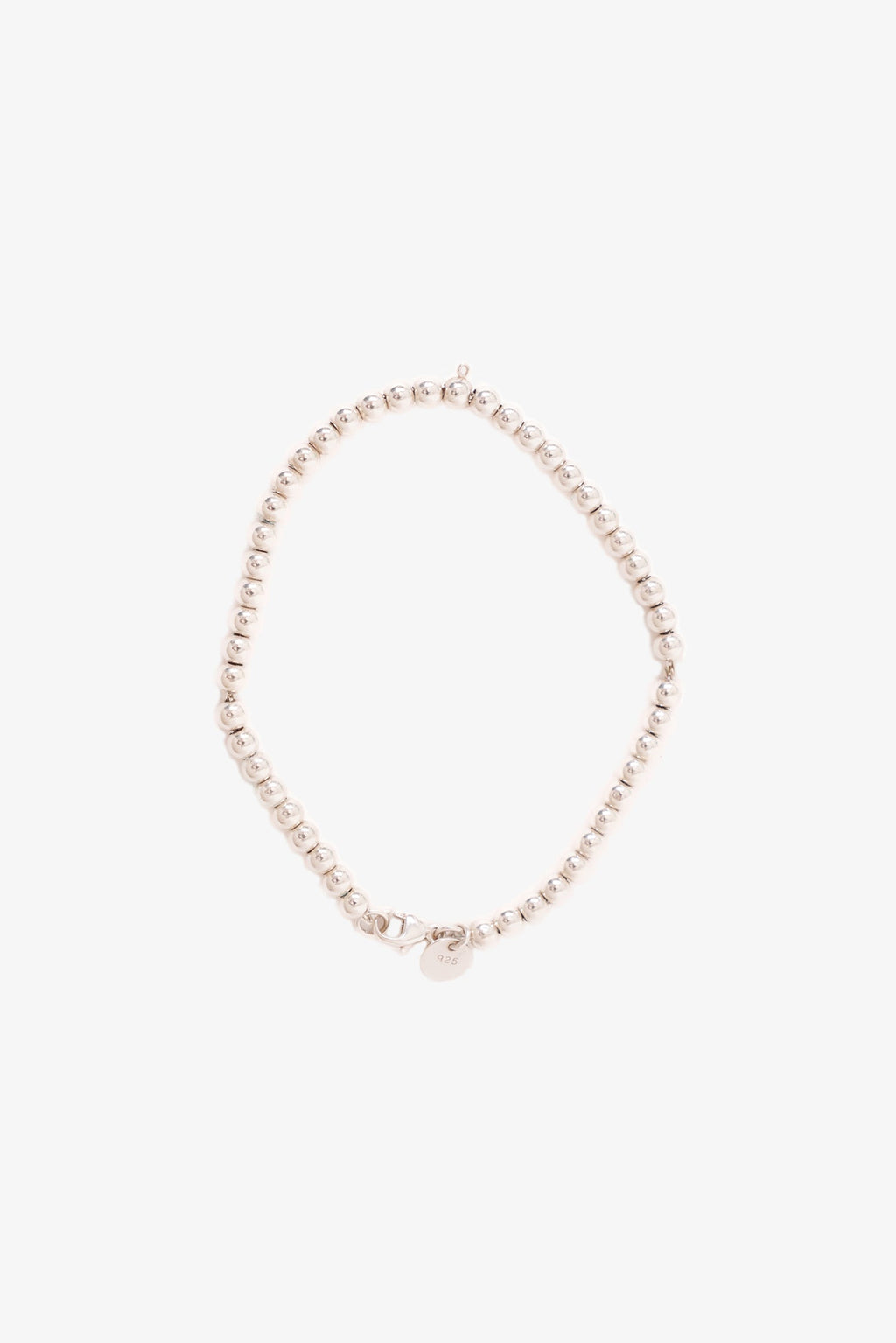 Tiffany & Co. Sterling Silver Ball Beaded Bracelet 4MM