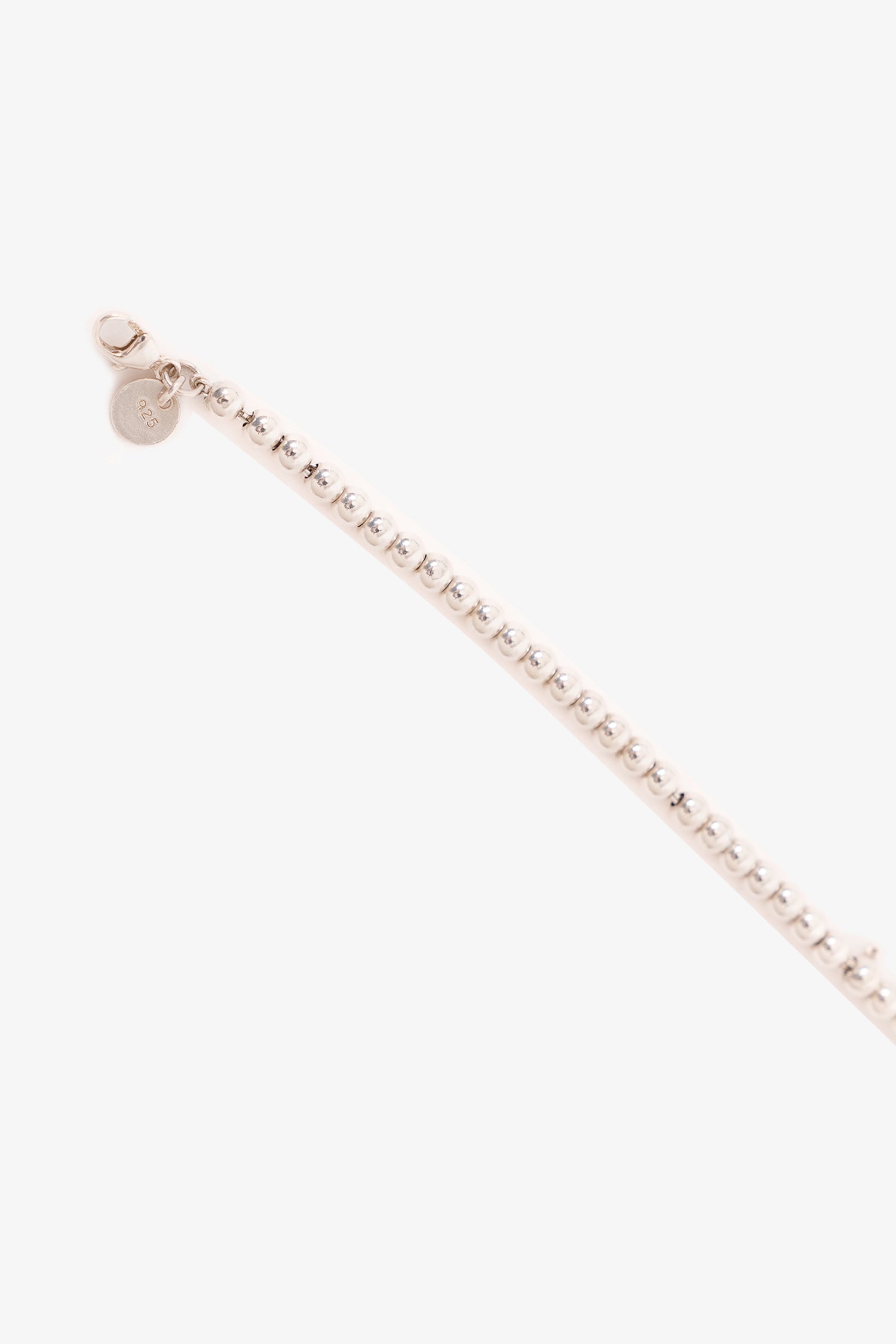 Tiffany & Co. Sterling Silver Ball Beaded Bracelet 4MM
