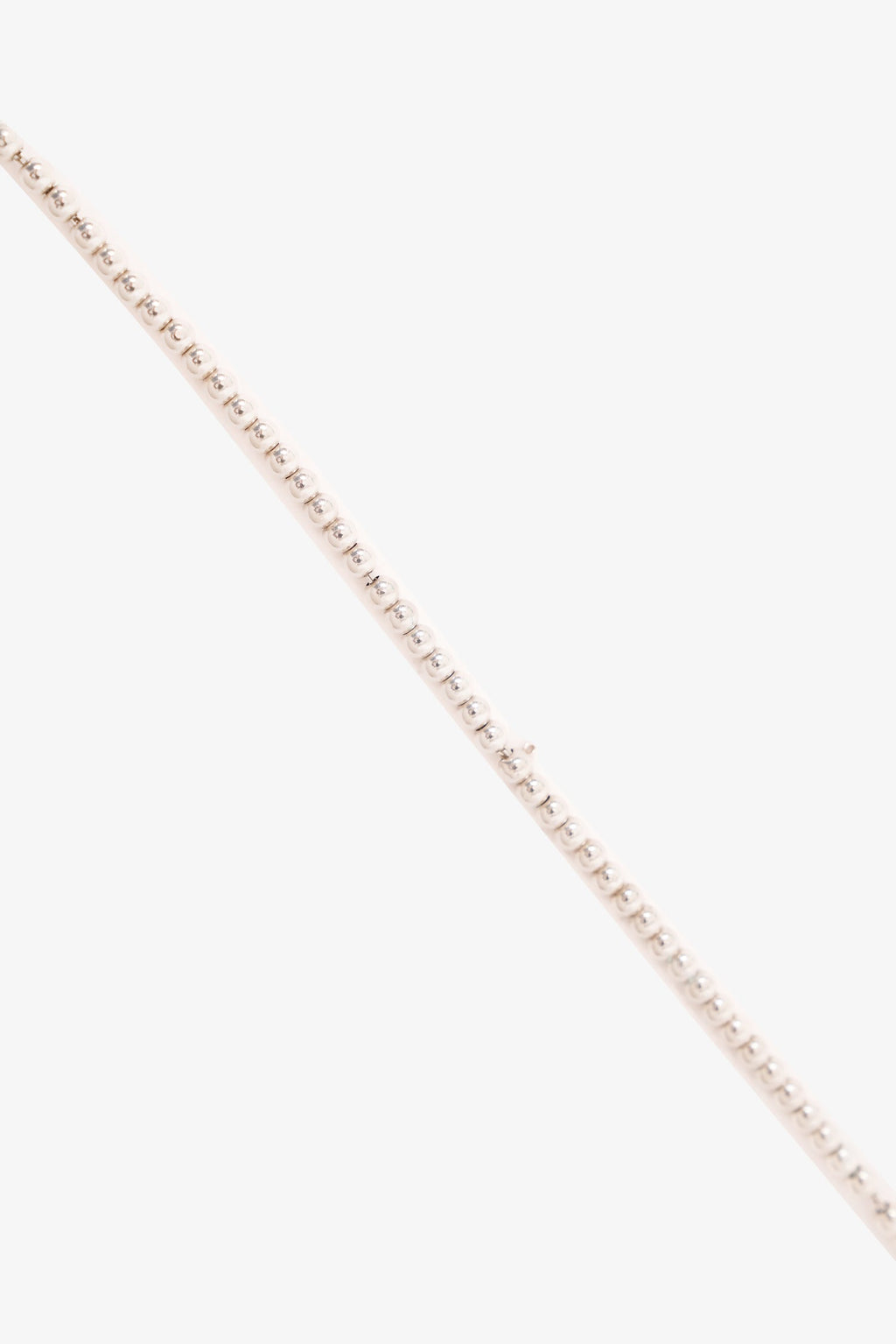 Tiffany & Co. Sterling Silver Ball Beaded Bracelet 4MM