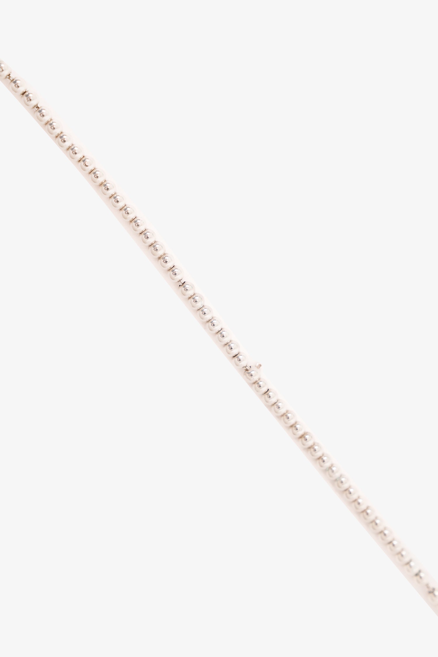 Tiffany & Co. Sterling Silver Ball Beaded Bracelet 4MM
