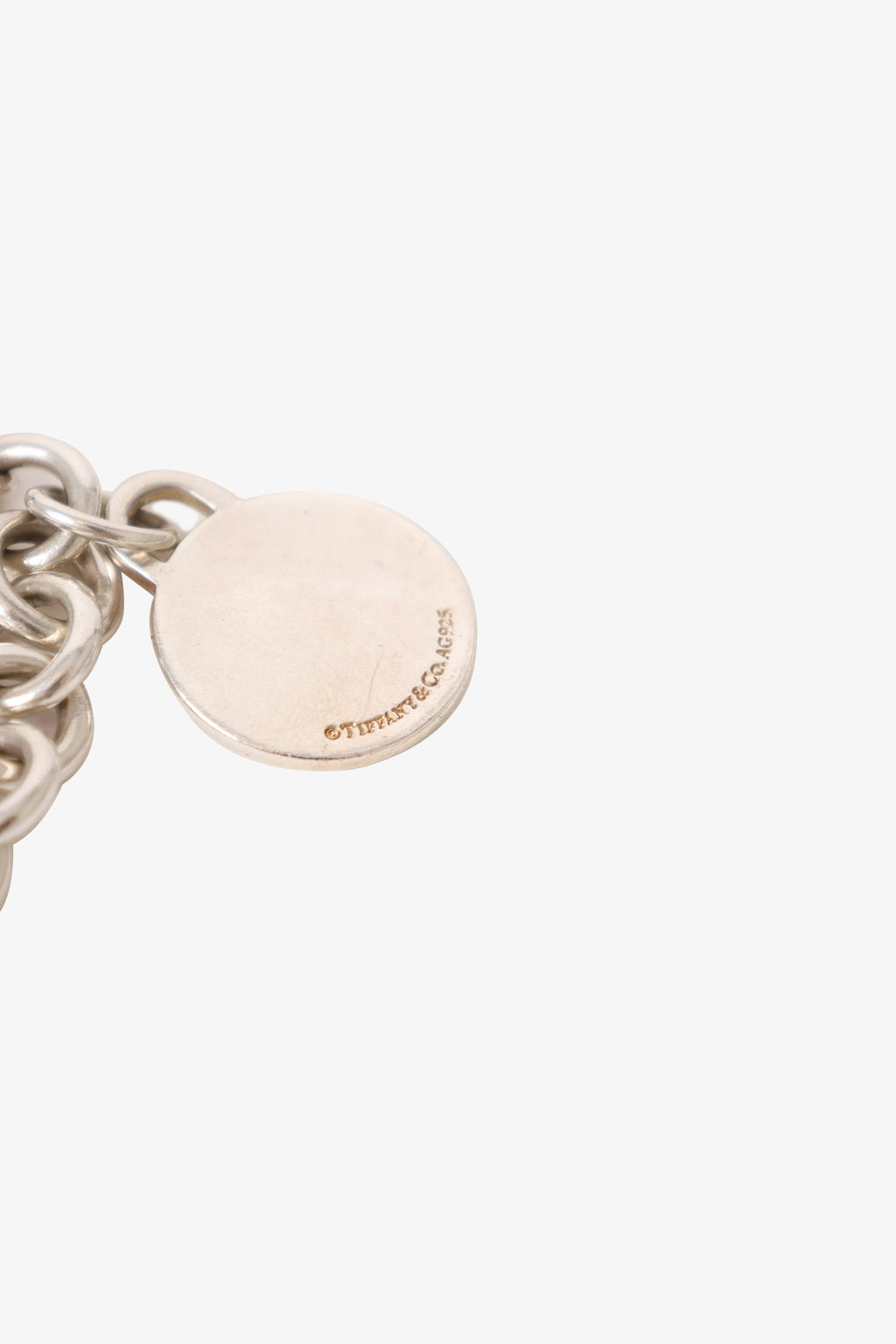 Tiffany & Co. Sterling Silver Tag Chain Bracelet