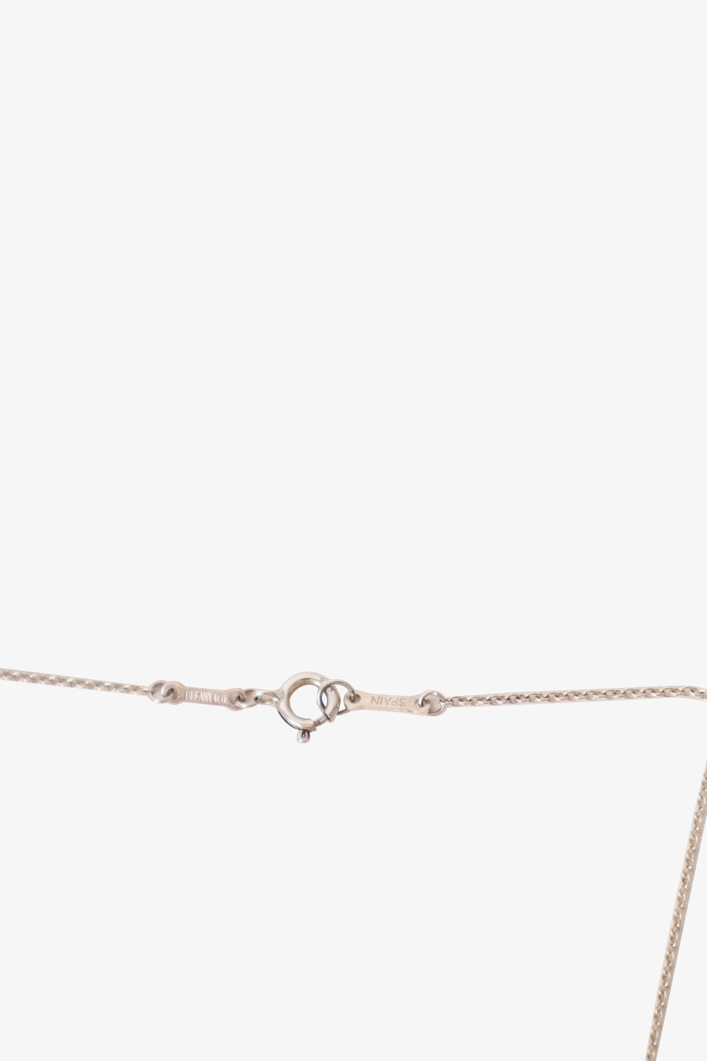 Tiffany & Co Elsa Perretti Sterling Silver Letter Necklace