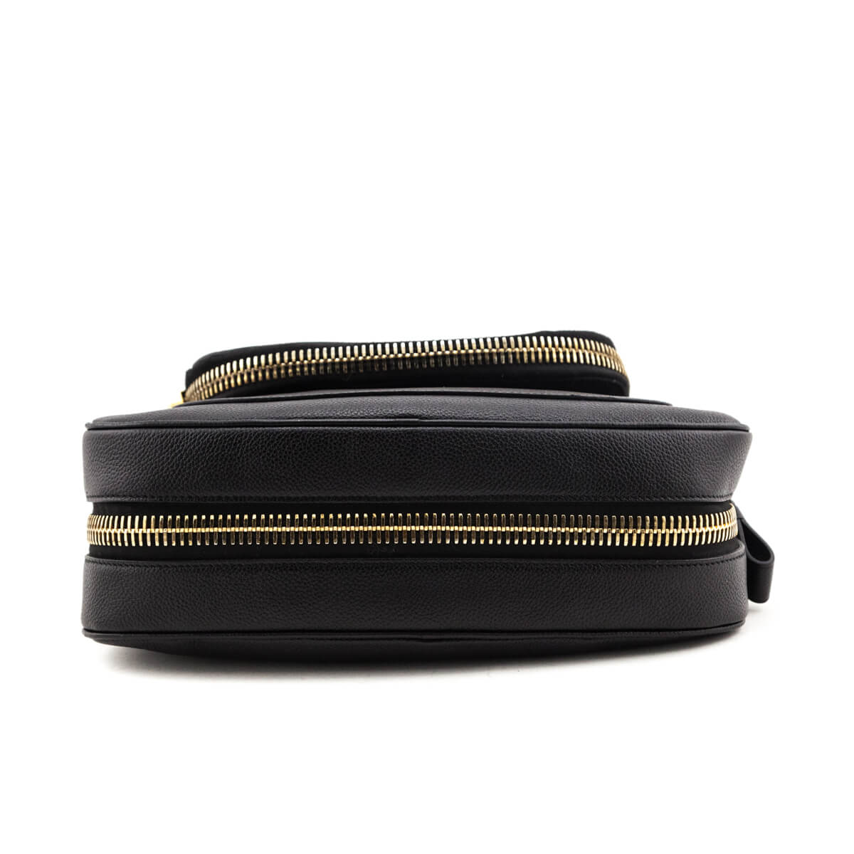 Tom Ford Black Grained Calfskin Medium Jennifer Crossbody Bag