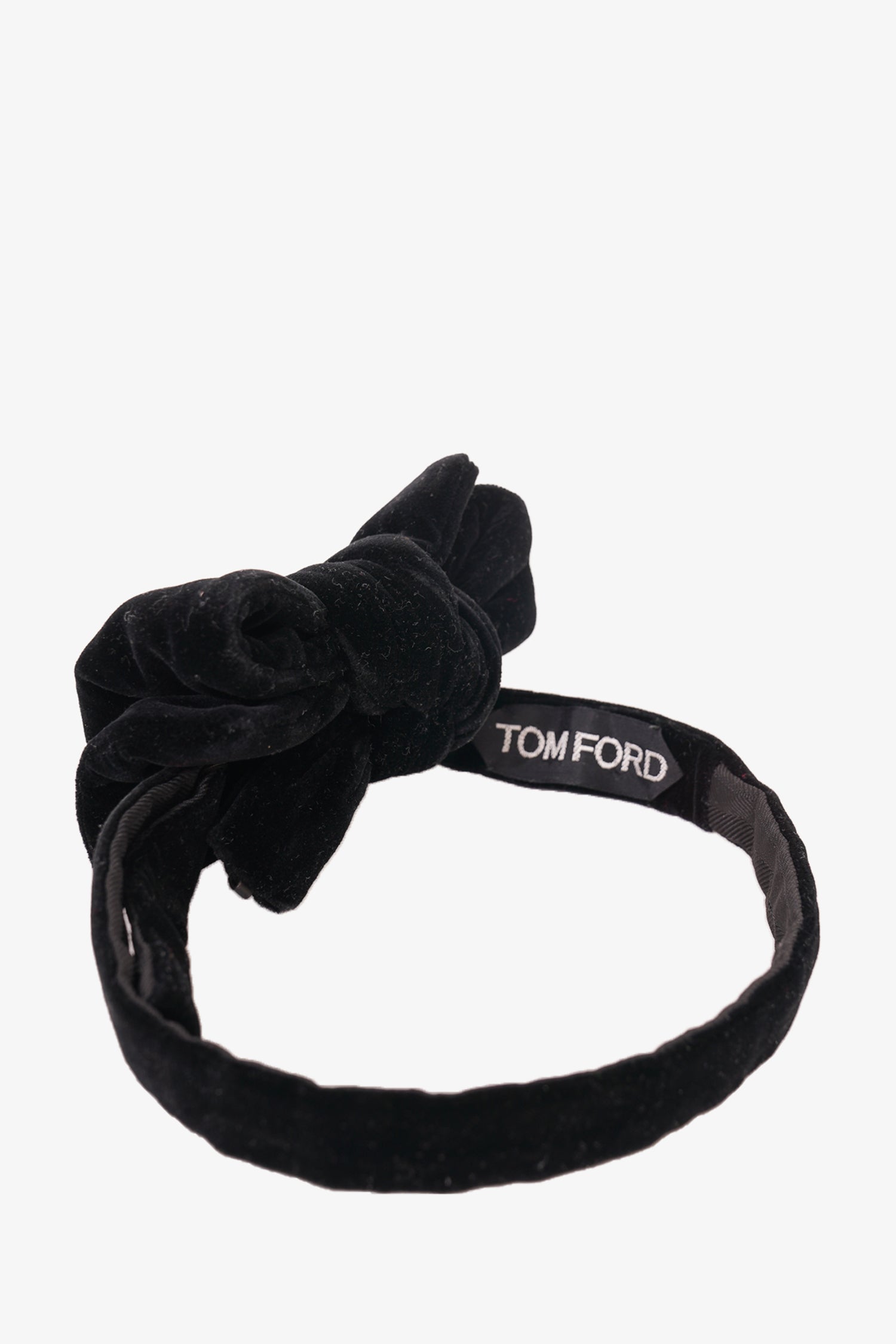 Tom Ford Black Velvet Bow Tie Mens
