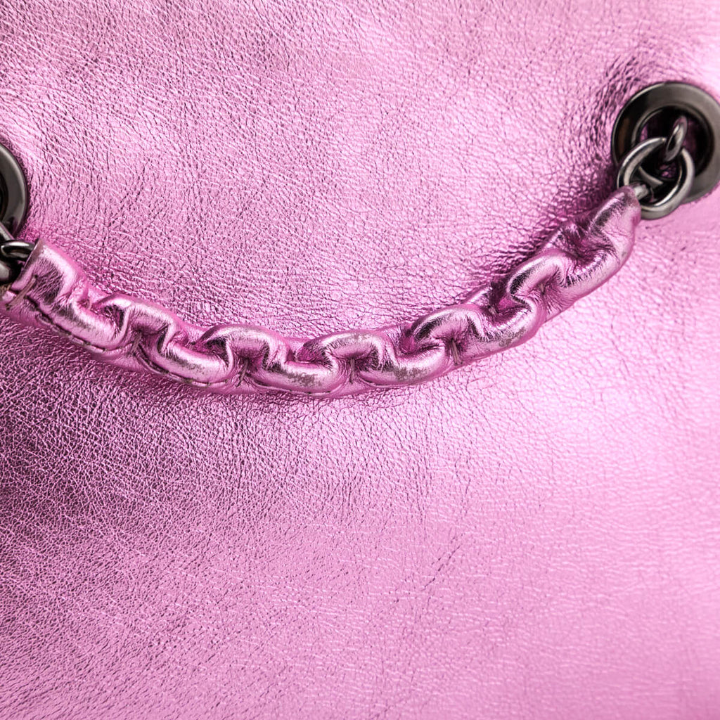 Tom Ford Metallic Pink Chain Convertible Clutch