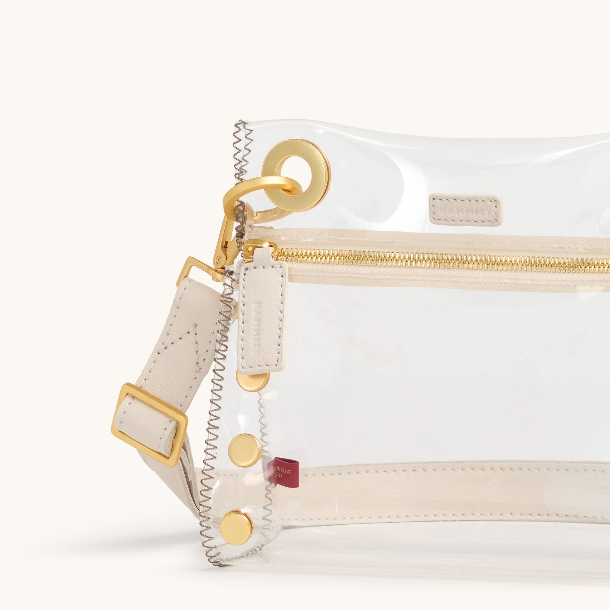 Tony Clear | Calla Lily White/Brushed Gold | Sml