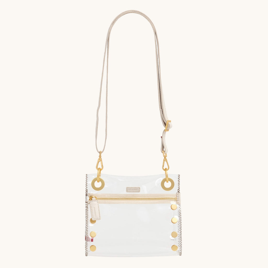 Tony Clear | Calla Lily White/Brushed Gold | Sml
