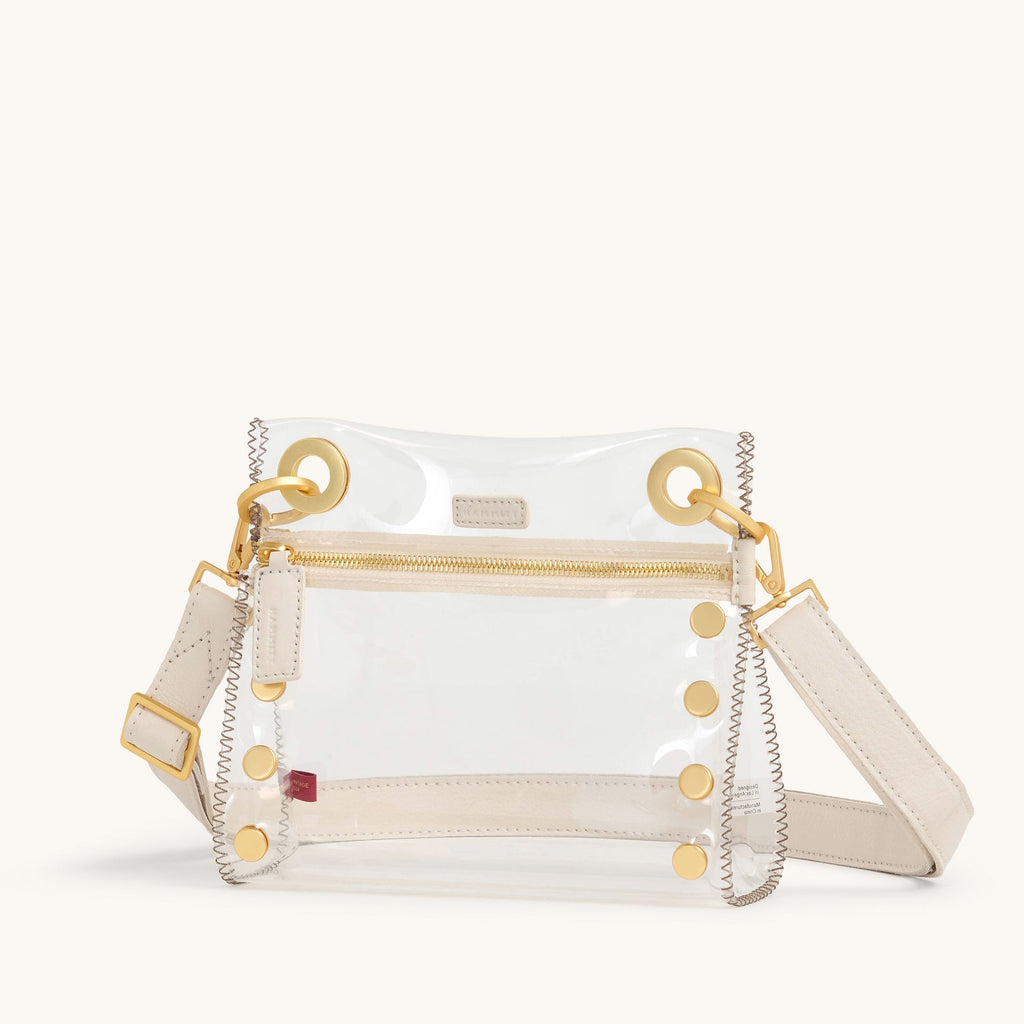 Tony Clear | Calla Lily White/Brushed Gold | Sml