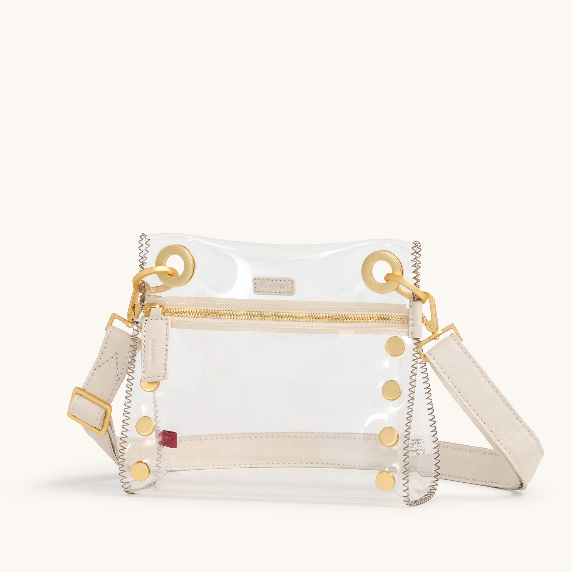 Tony Clear | Calla Lily White/Brushed Gold | Sml
