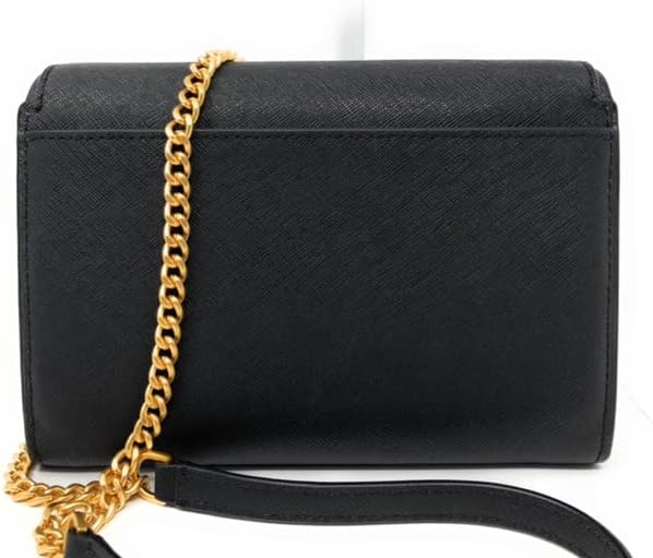 TORY BURCH EMERSON SAFFIANO LEATHER WALLET ON A CHAIN