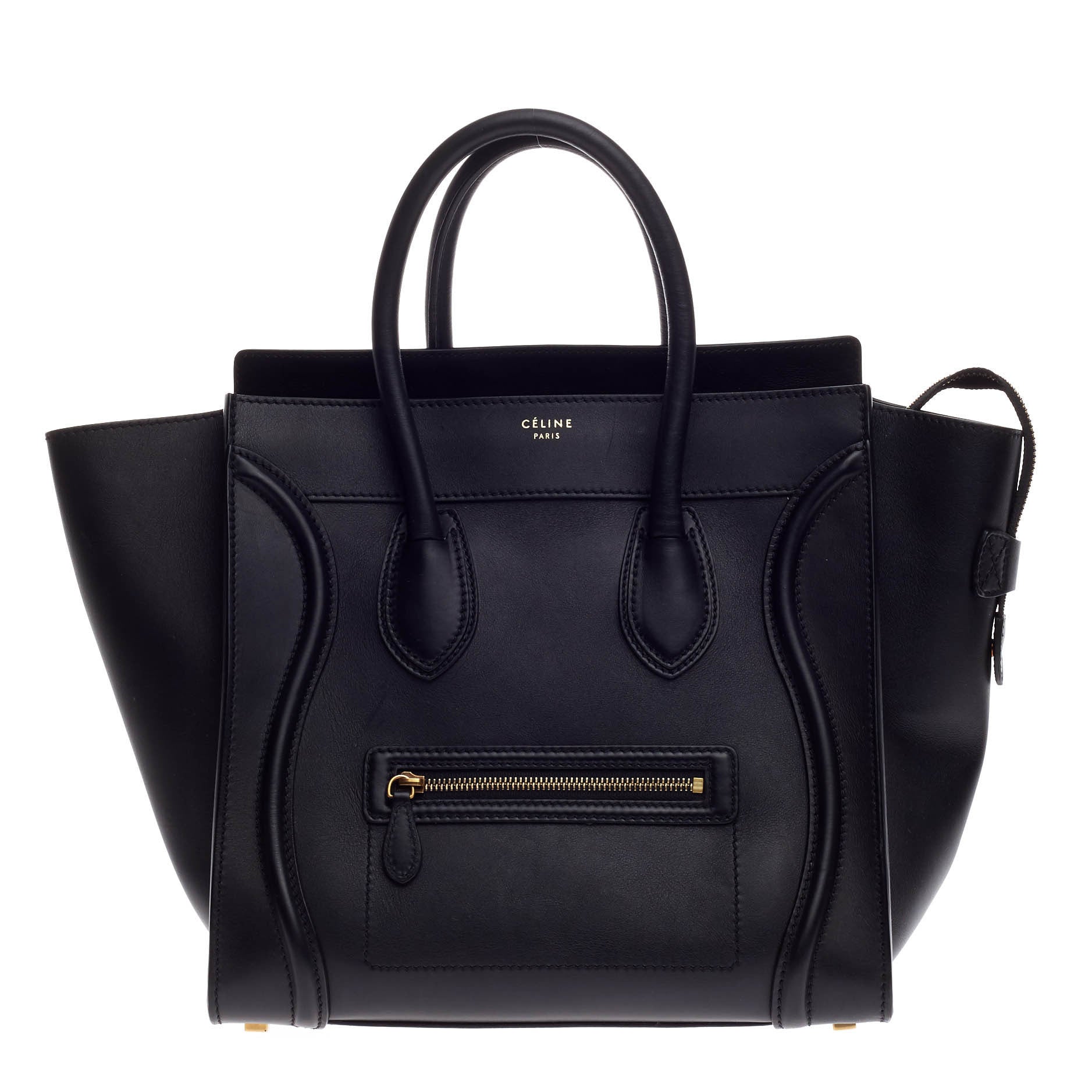 Luggage Handbag Smooth Leather Mini