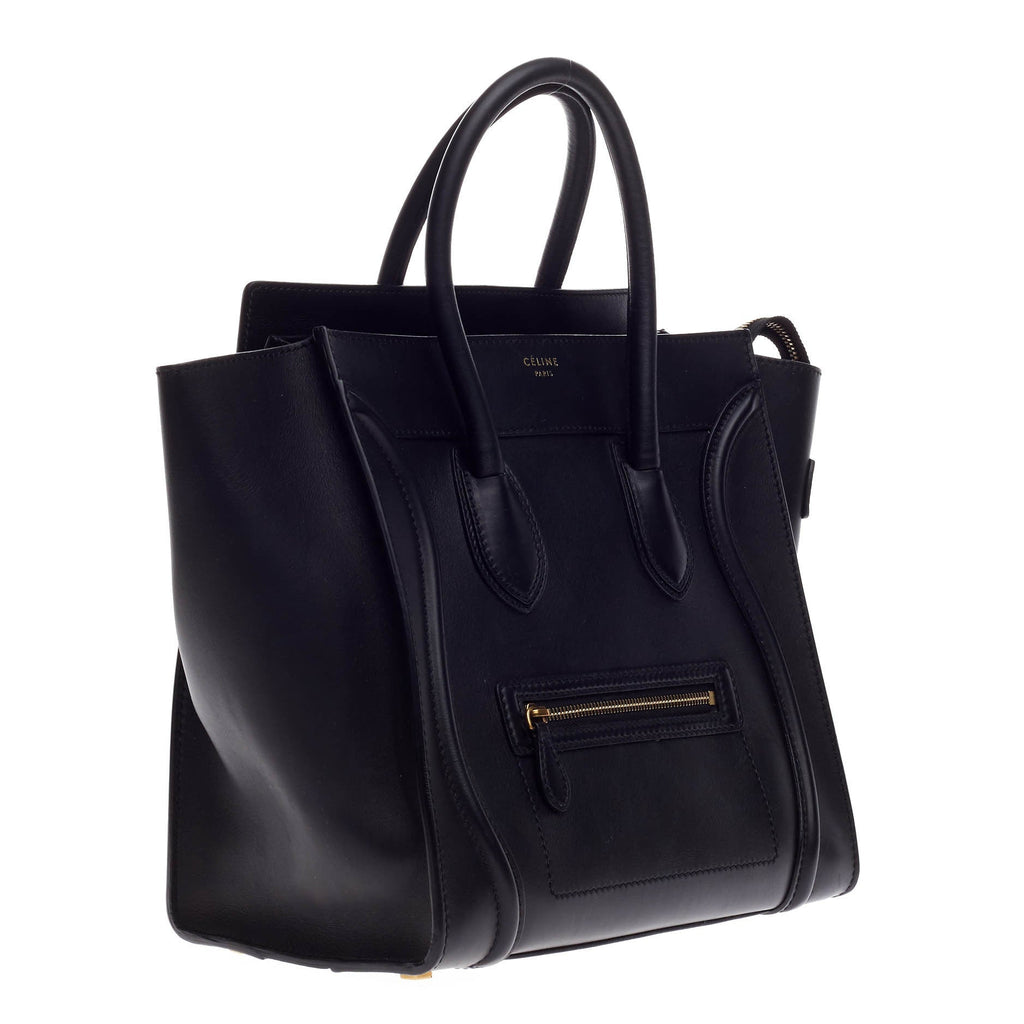 Luggage Handbag Smooth Leather Mini