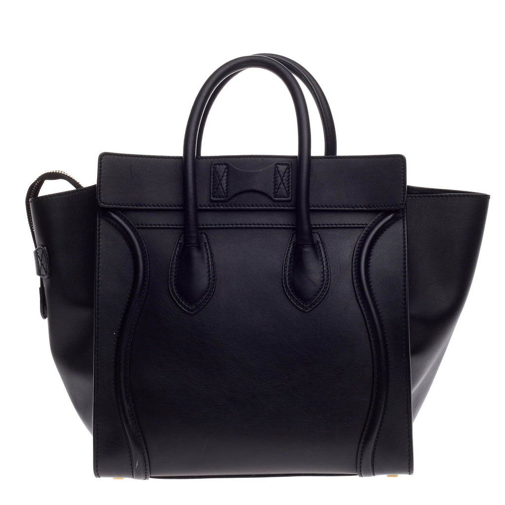 Luggage Handbag Smooth Leather Mini